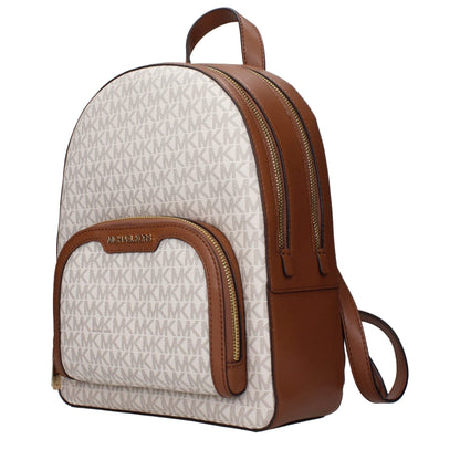 Michael Kors Beige Fabric Backpack - HBPS Beauty & Fashion