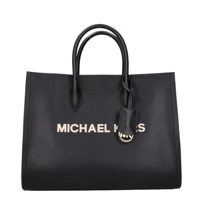 Michael Kors Black Leather Handbag - HBPS Beauty & Fashion