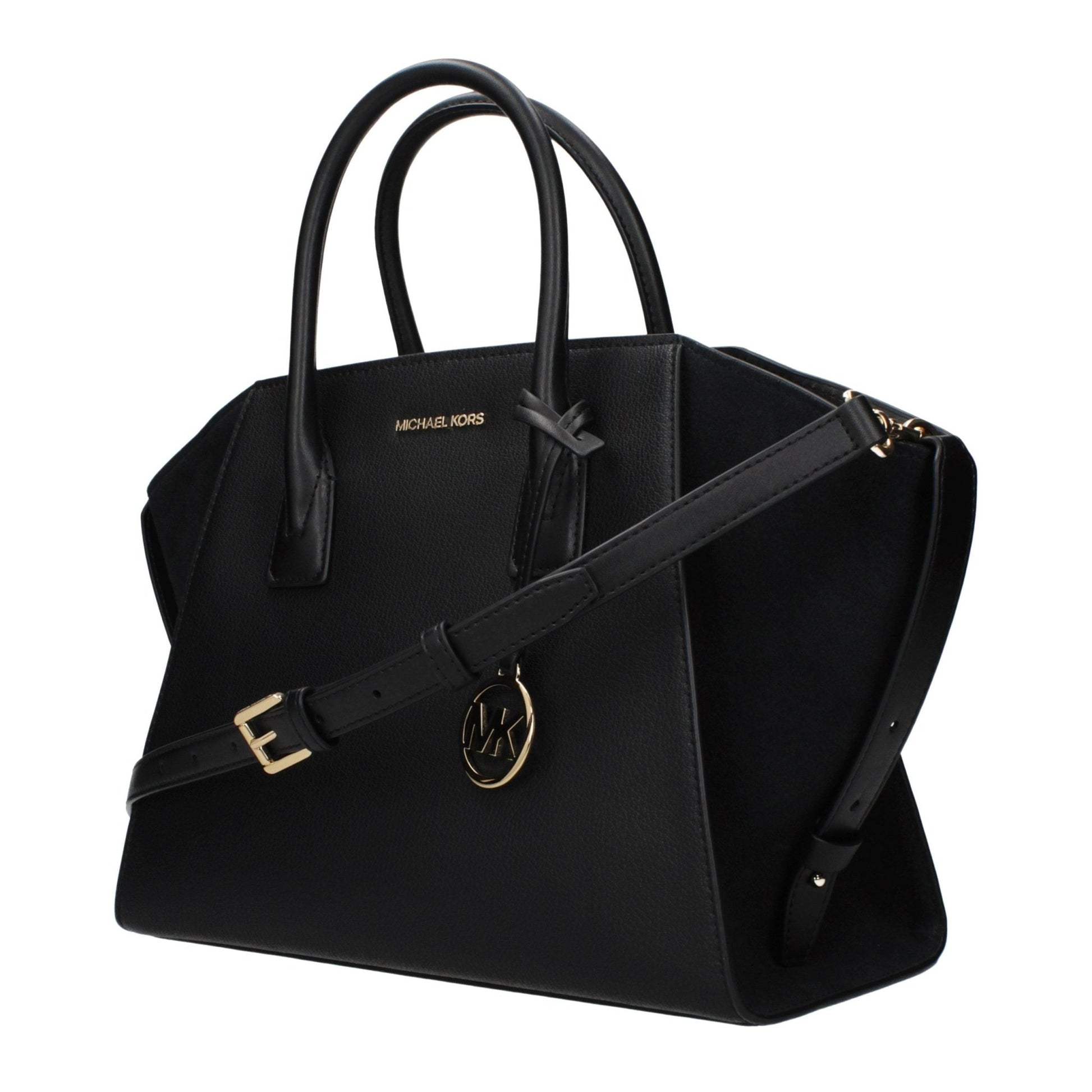 Michael Kors Black Leather Handbag - HBPS Beauty & Fashion