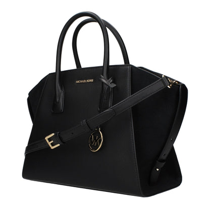 Michael Kors Black Leather Handbag - HBPS Beauty & Fashion
