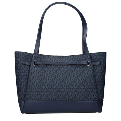 Michael Kors Blue Fabric Shoulder Bag - HBPS Beauty & Fashion