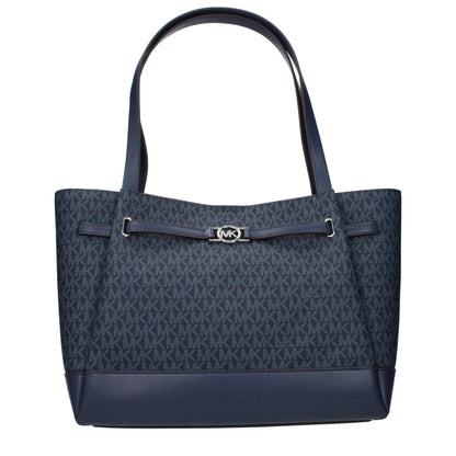 Michael Kors Blue Fabric Shoulder Bag - HBPS Beauty & Fashion