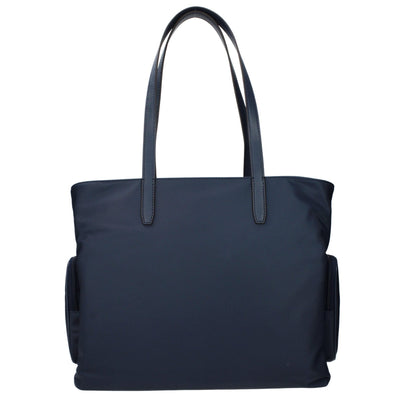 Michael Kors Blue Fabric Shoulder Bag - HBPS Beauty & Fashion