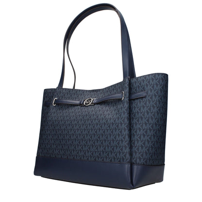Michael Kors Blue Fabric Shoulder Bag - HBPS Beauty & Fashion