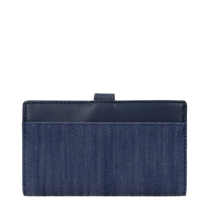 Michael Kors Blue Fabric Wallet - HBPS Beauty & Fashion