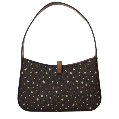 Michael Kors Brown Fabric Handbag - HBPS Beauty & Fashion