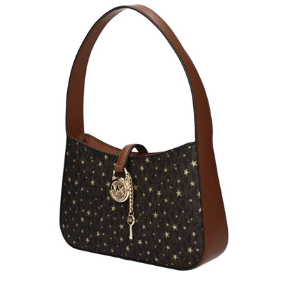 Michael Kors Brown Fabric Handbag - HBPS Beauty & Fashion