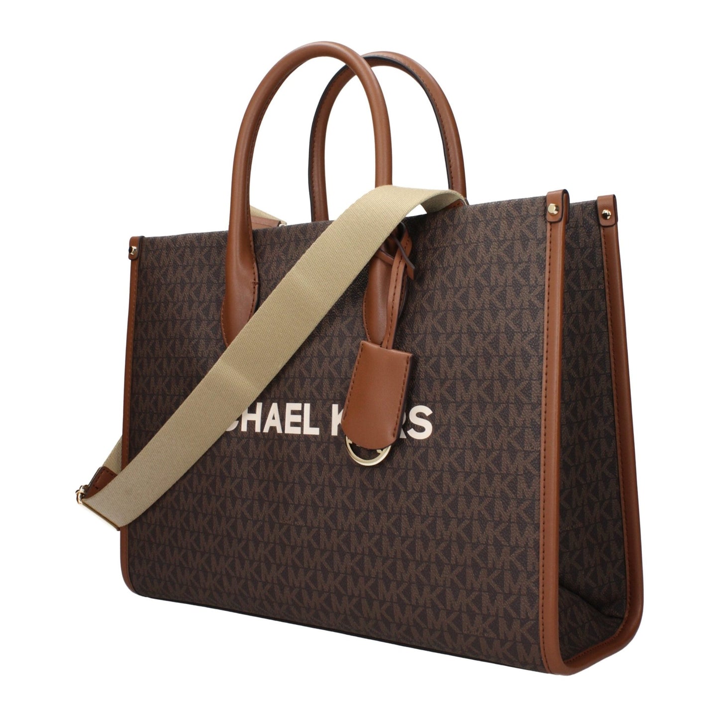 Michael Kors Brown Fabric Handbag - HBPS Beauty & Fashion