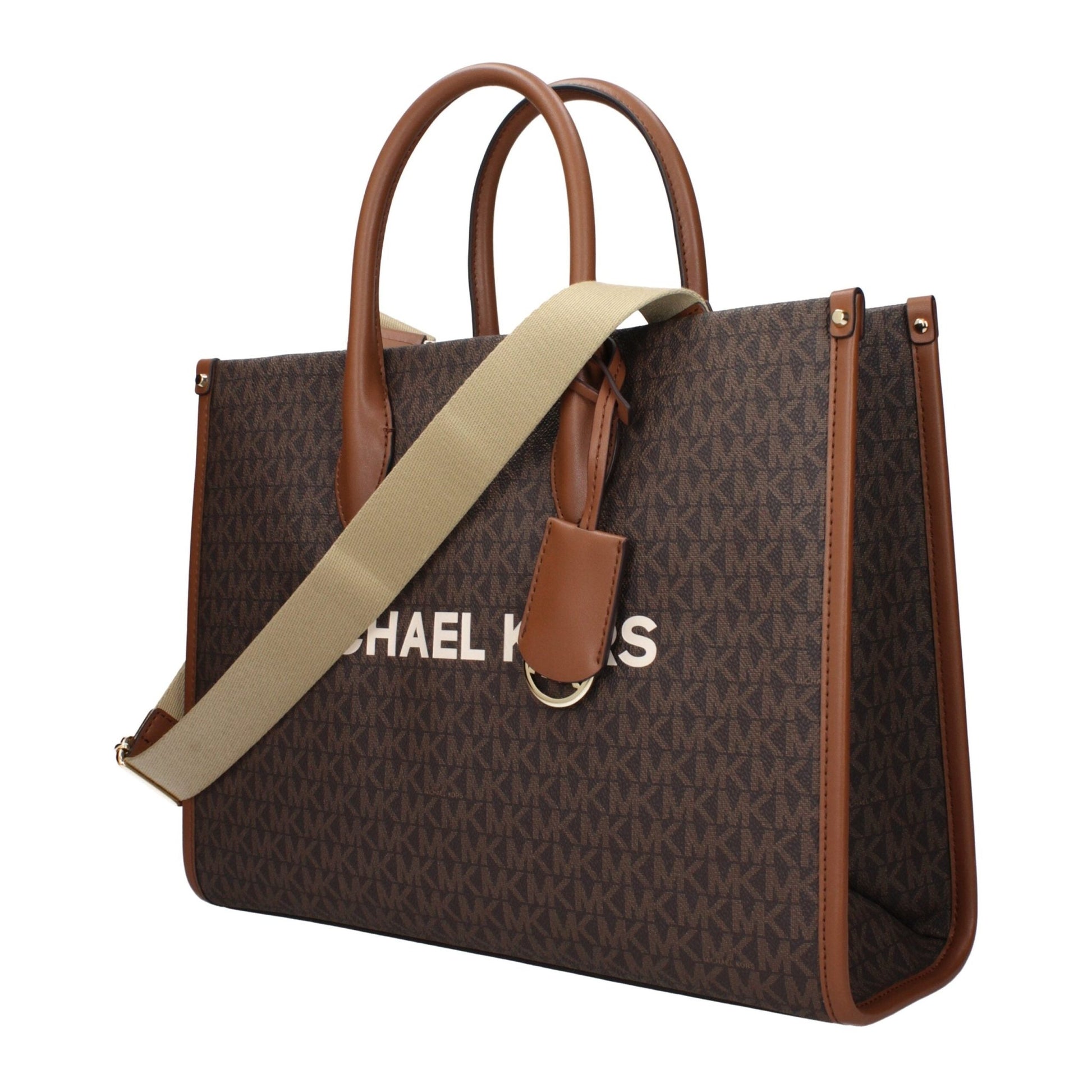Michael Kors Brown Fabric Handbag - HBPS Beauty & Fashion