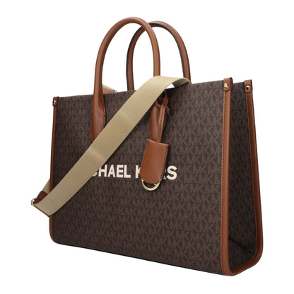 Michael Kors Brown Fabric Handbag - HBPS Beauty & Fashion