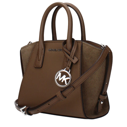 Michael Kors Brown Leather Handbag - HBPS Beauty & Fashion