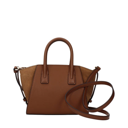 Michael Kors Brown Leather Handbag - HBPS Beauty & Fashion