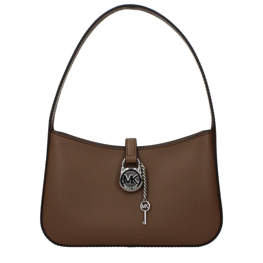 Michael Kors Brown Leather Handbag - HBPS Beauty & Fashion