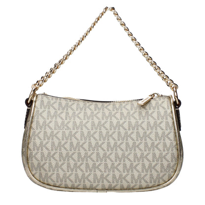 Michael Kors Gold Fabric Handbag - HBPS Beauty & Fashion
