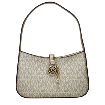 Michael Kors Gold Fabric Handbag - HBPS Beauty & Fashion
