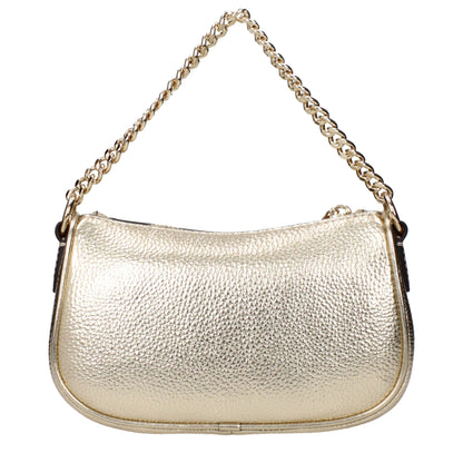 Michael Kors Gold Leather Handbag - HBPS Beauty & Fashion