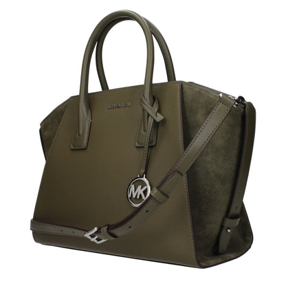 Michael Kors Green Leather Handbag - HBPS Beauty & Fashion