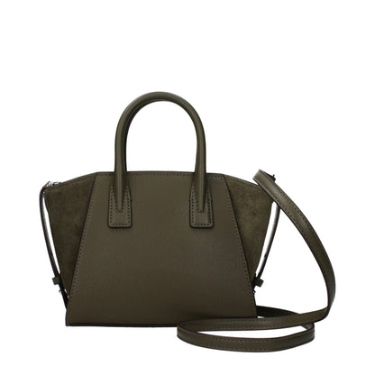 Michael Kors Green Leather Handbag - HBPS Beauty & Fashion