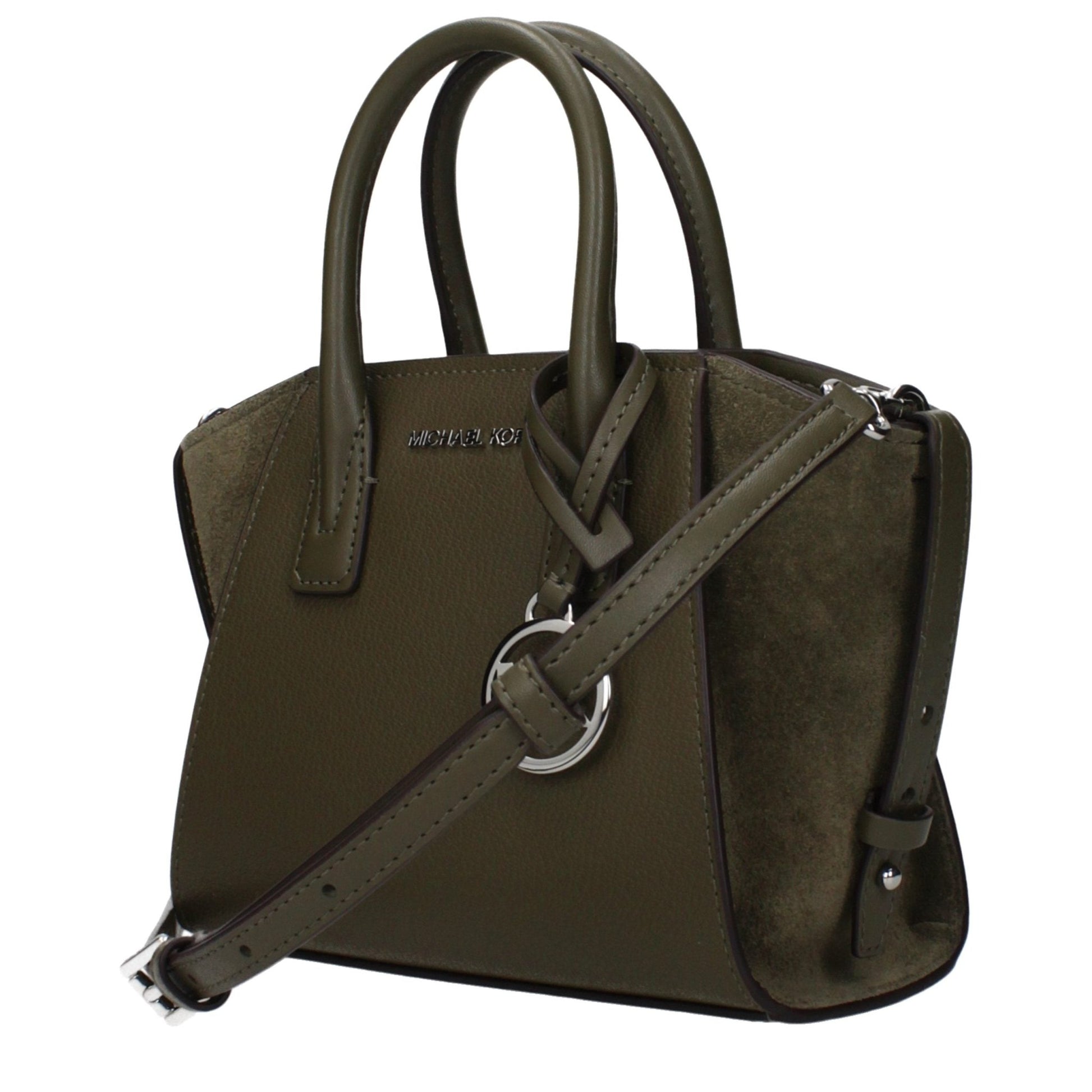 Michael Kors Green Leather Handbag - HBPS Beauty & Fashion
