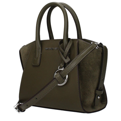 Michael Kors Green Leather Handbag - HBPS Beauty & Fashion