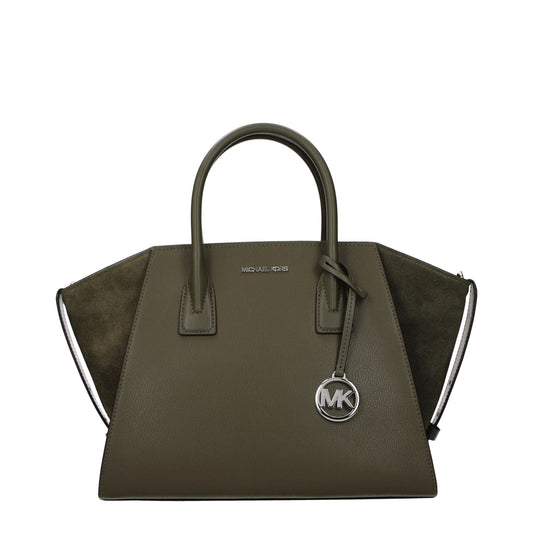 Michael Kors Green Leather Handbag - HBPS Beauty & Fashion