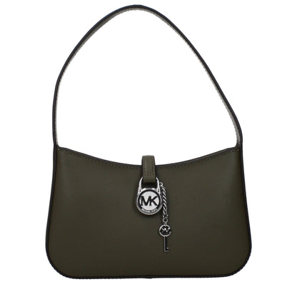 Michael Kors Green Leather Handbag - HBPS Beauty & Fashion