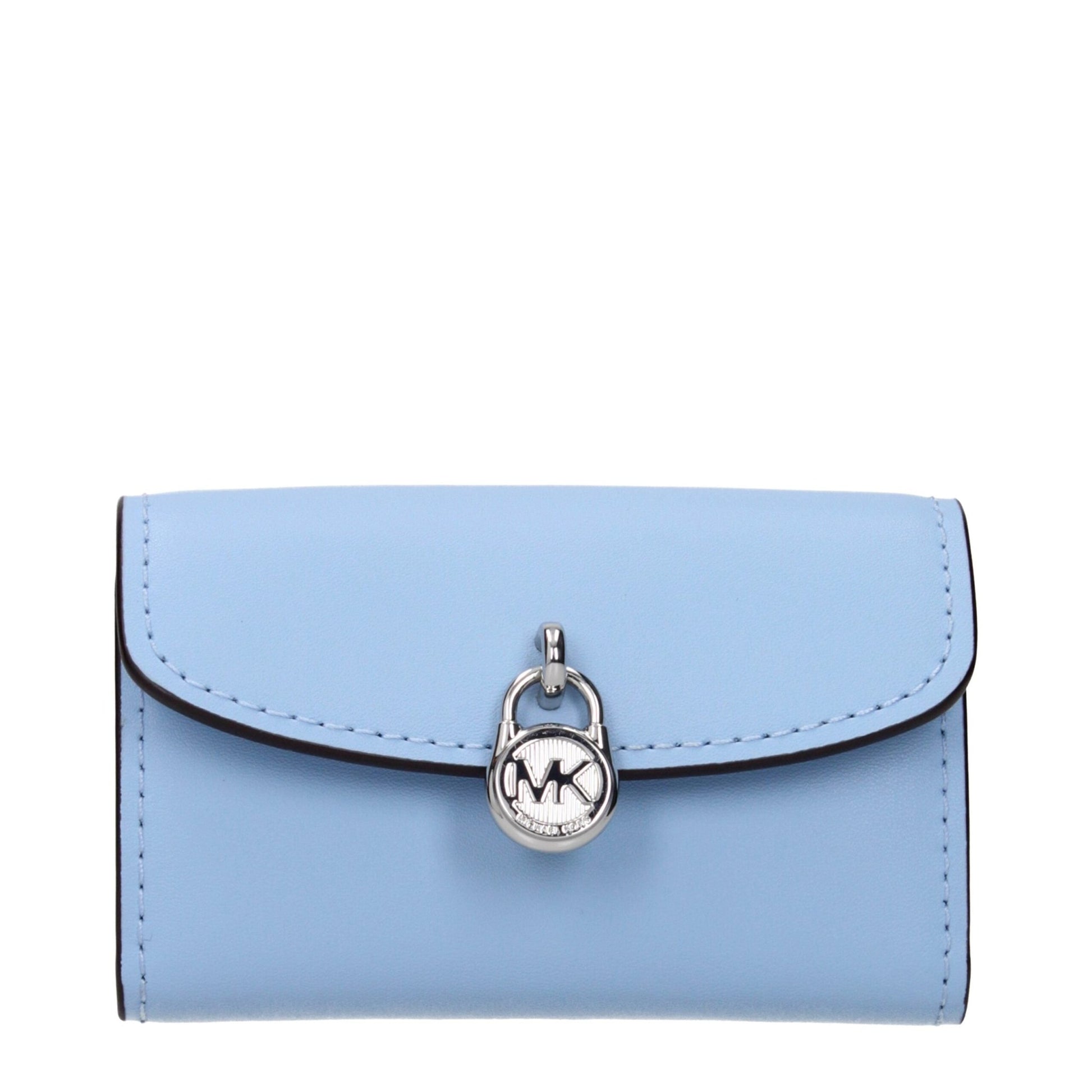 Michael Kors Light Blue Leather Wallet - HBPS Beauty & Fashion