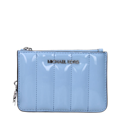 Michael Kors Light Blue Leather Wallet - HBPS Beauty & Fashion