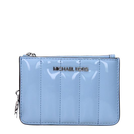 Michael Kors Light Blue Leather Wallet - HBPS Beauty & Fashion