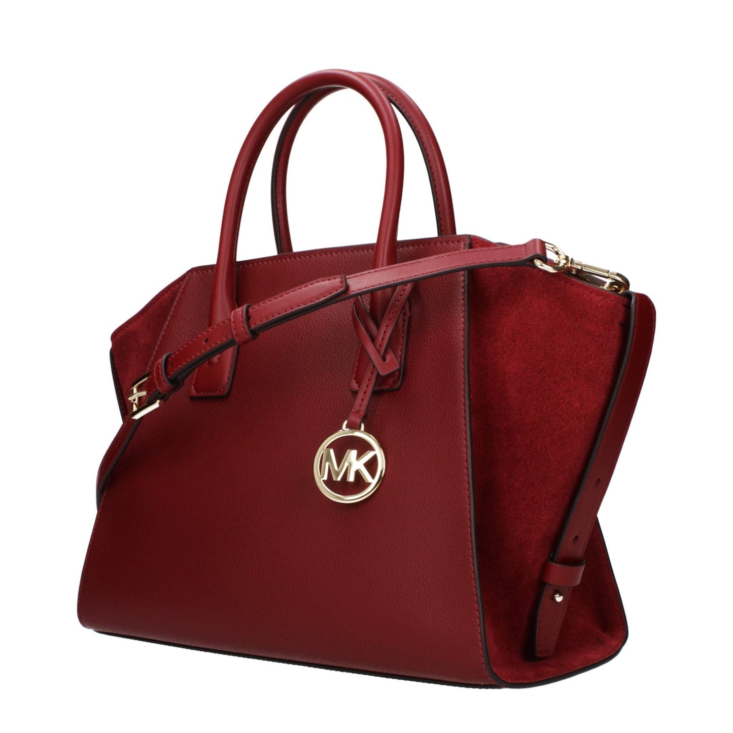 Michael Kors Red Leather Handbag - HBPS Beauty & Fashion