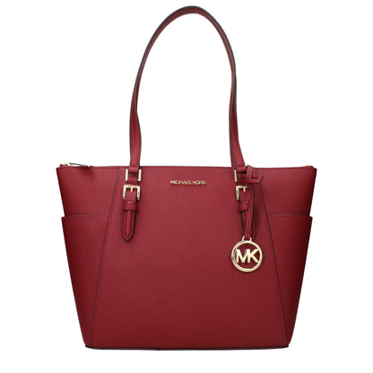 Michael Kors Red Leather Shoulder Bag - HBPS Beauty & Fashion