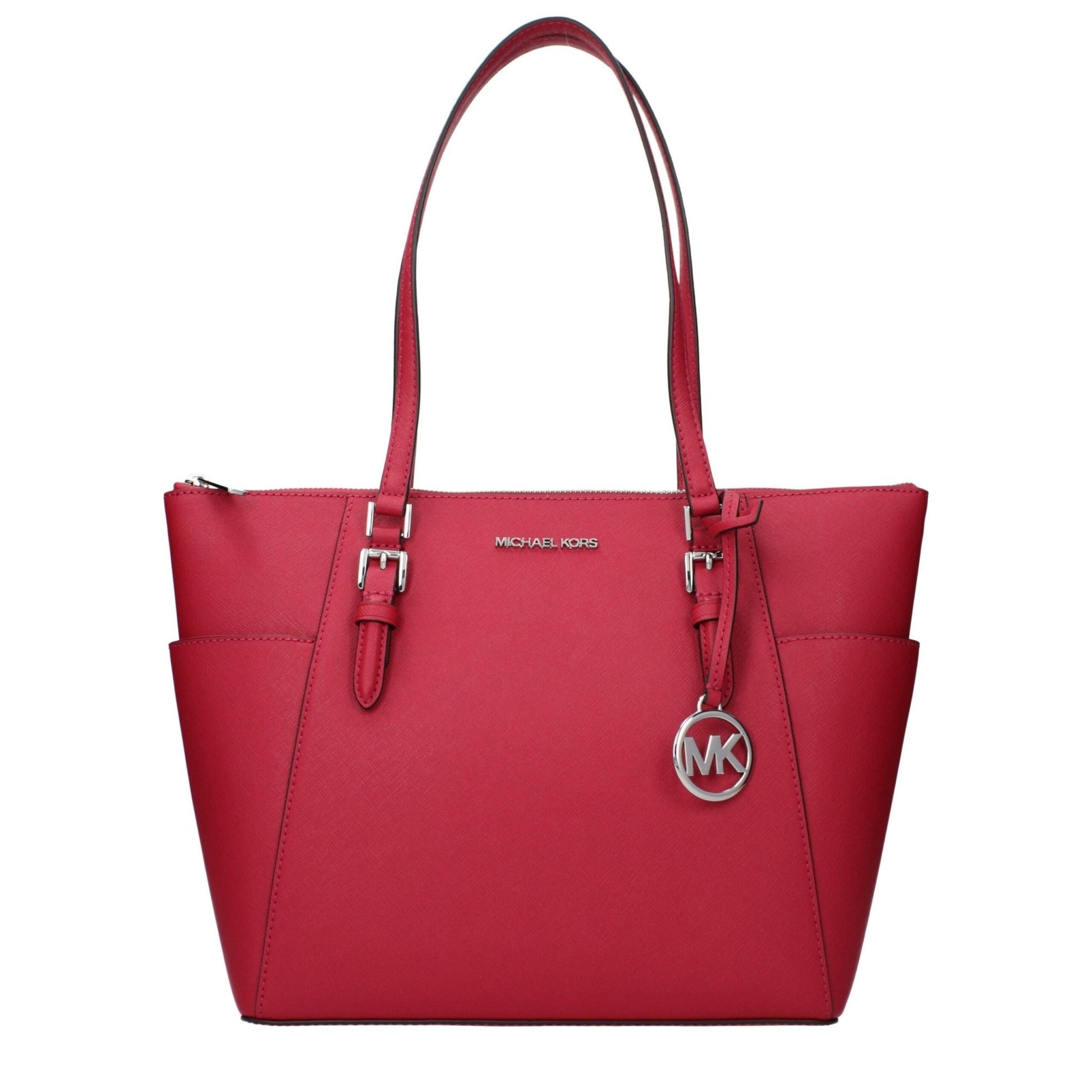 Michael Kors Red Leather Shoulder Bag - HBPS Beauty & Fashion
