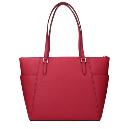Michael Kors Red Leather Shoulder Bag - HBPS Beauty & Fashion