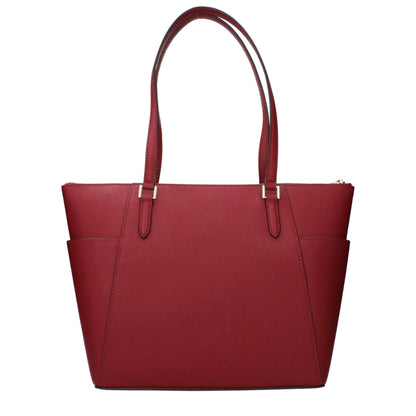 Michael Kors Red Leather Shoulder Bag - HBPS Beauty & Fashion