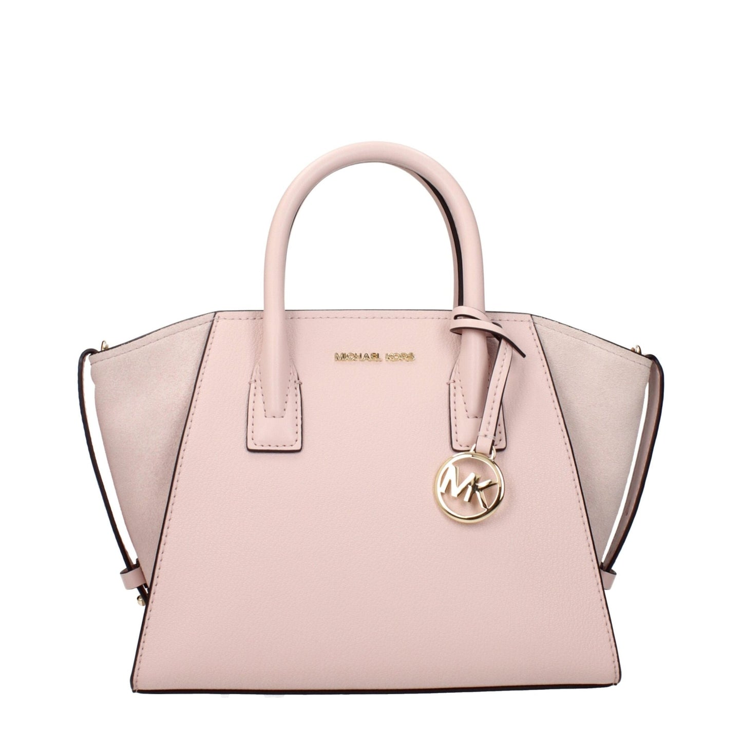 Michael Kors – Sac à Main en Cuir Rose Powder Blush | Logo Frontal | Bandoulière Amovible - HBPS Beauty & Fashion
