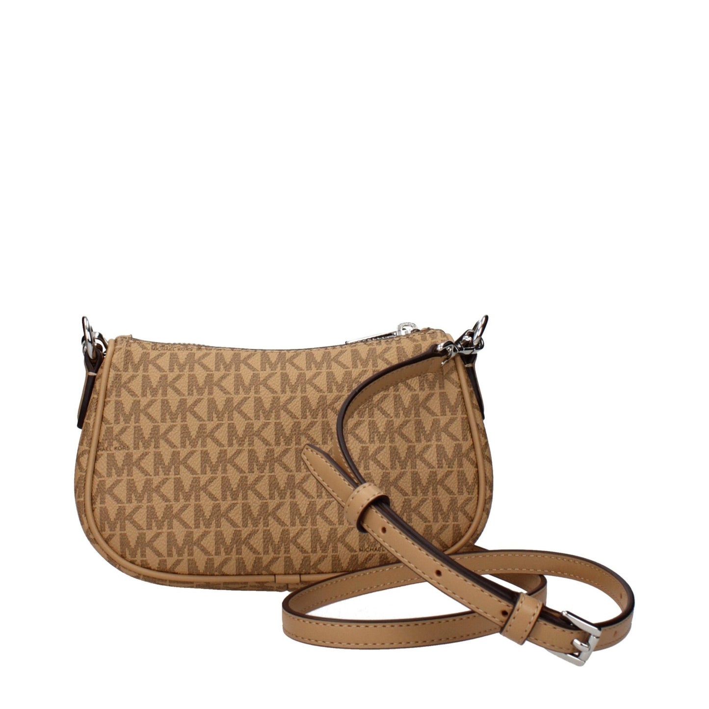 Michael Kors – Sac à Main en Tissu Marron Peanut | Logo | Bandoulière Amovible - HBPS Beauty & Fashion