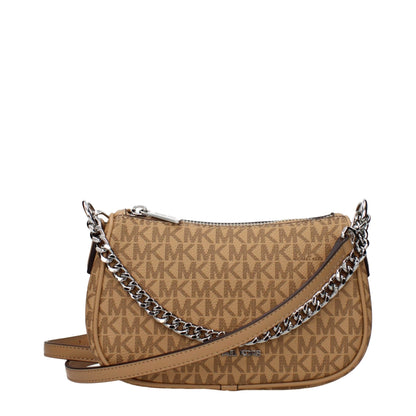 Michael Kors – Sac à Main en Tissu Marron Peanut | Logo | Bandoulière Amovible - HBPS Beauty & Fashion