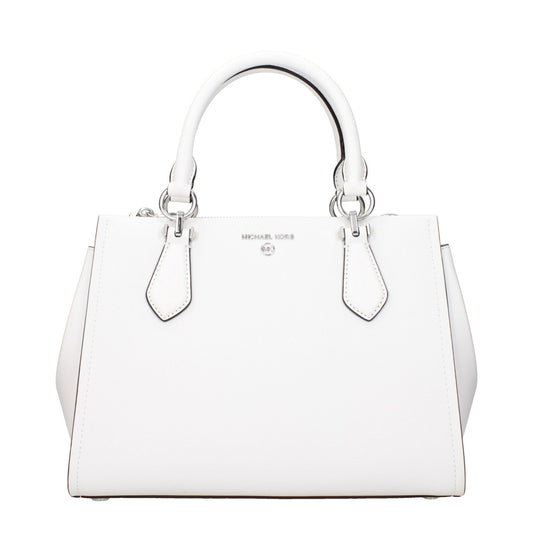 Michael Kors White Leather Handbag - HBPS Beauty & Fashion