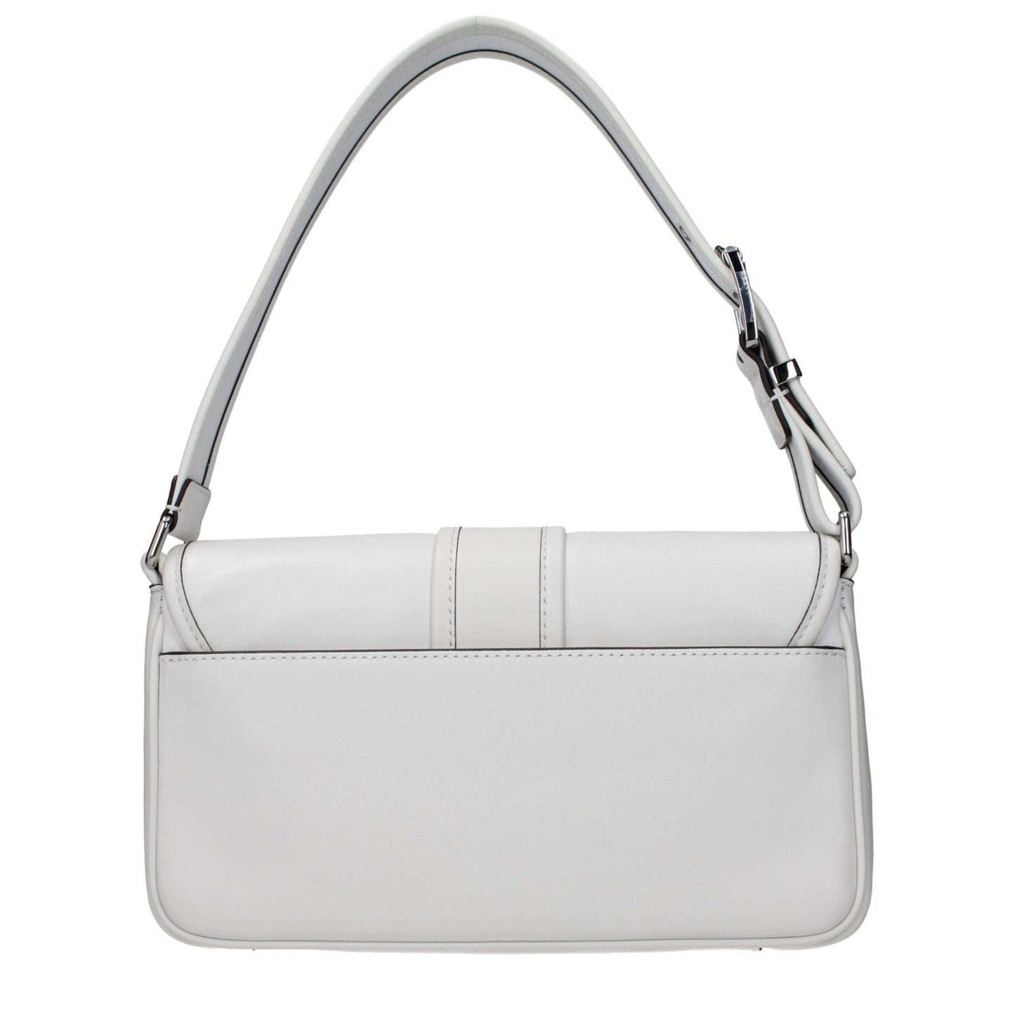 Michael Kors White Leather Shoulder Bag - HBPS Beauty & Fashion