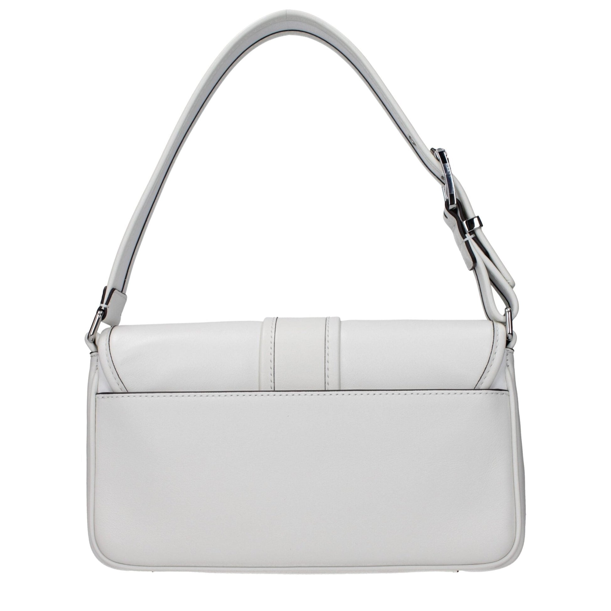Michael Kors White Leather Shoulder Bag - HBPS Beauty & Fashion