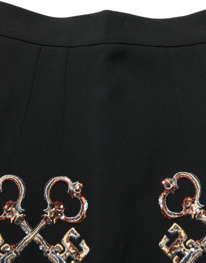 Mini-jupe Dolce & Gabbana Noire Brodée – Authentique | HBPS Fashion - HBPS Beauty & Fashion