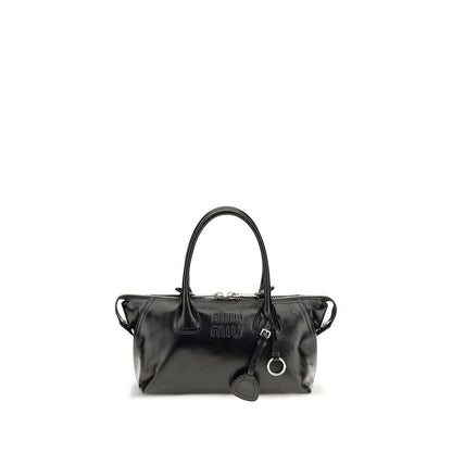 Miu Miu Black Calf Leather Bos Taurus Handbag - HBPS Beauty & Fashion