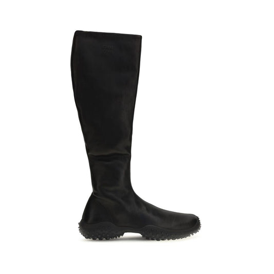 Miu Miu Black Lamb Ovis Aries Ankle Boots - HBPS Beauty & Fashion
