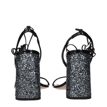 Miu Miu Black Leather Platform Sandals - HBPS Beauty & Fashion