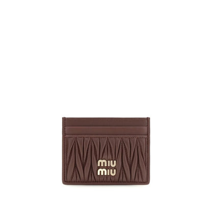 Miu Miu Bordeaux Lamb Ovis Aries Aries Wallet - HBPS Beauty & Fashion