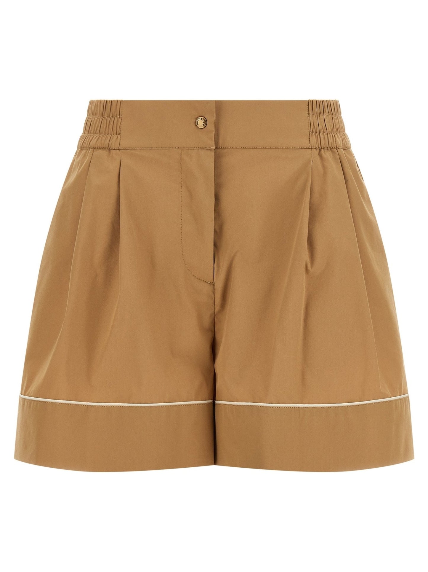 Moncler Beige Nylon Bermuda Shorts - HBPS Beauty & Fashion