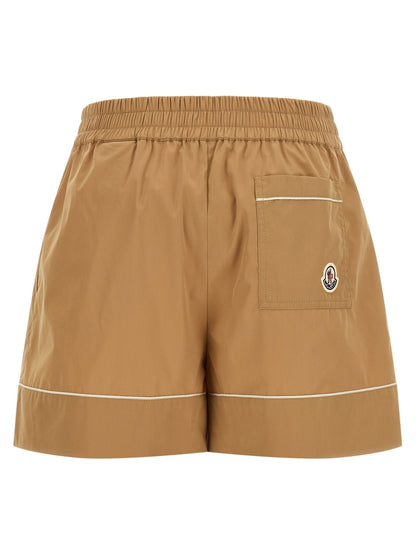 Moncler Beige Nylon Bermuda Shorts - HBPS Beauty & Fashion