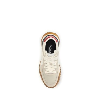 Moncler Beige Polyamide Athletic Sneakers - HBPS Beauty & Fashion