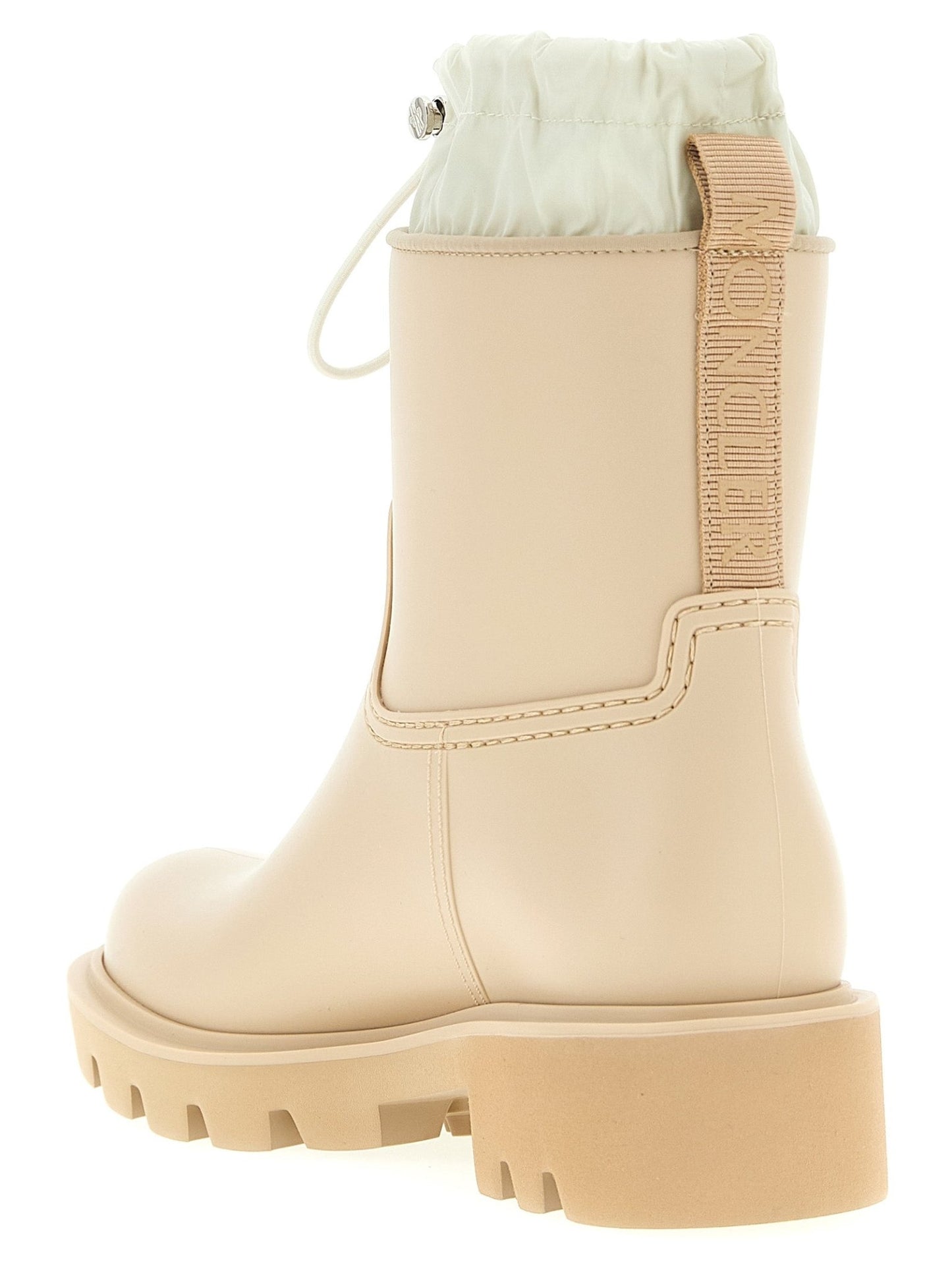 Moncler Beige Pvc Ankle Boots - HBPS Beauty & Fashion
