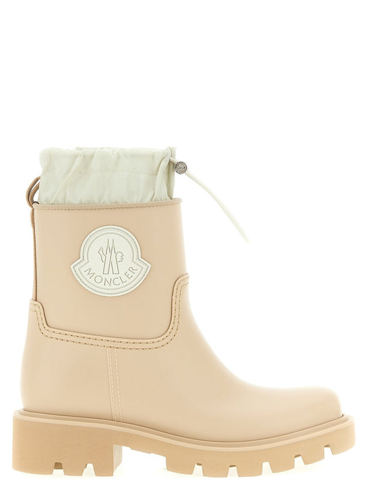 Moncler Beige Pvc Ankle Boots - HBPS Beauty & Fashion